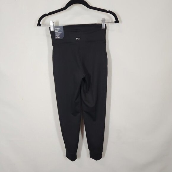 DSG Girls' Knit Jogger Pants in Pure Black - Size Small - Picture 4 of 10